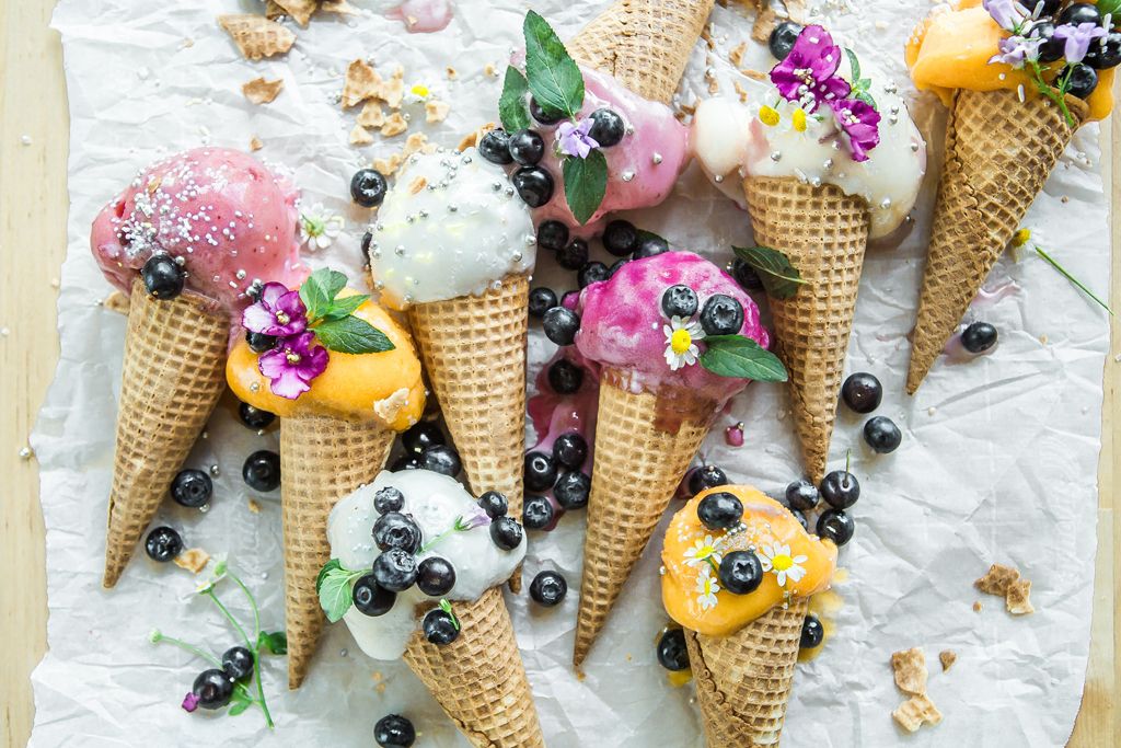 Various Organic Ice-creams